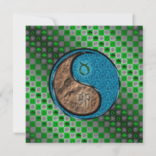 Carte Taureau & Lapin d'eau