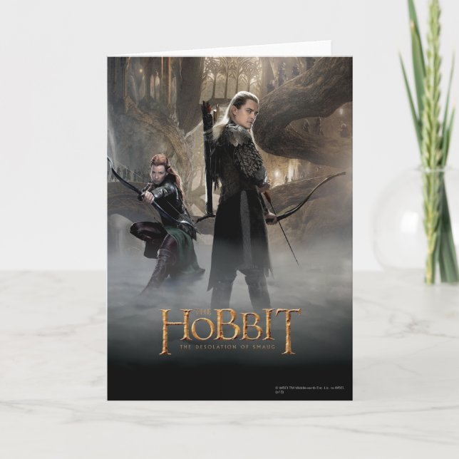 Carte TAURIEL™ et LEGOLAS GREENLEAF™ Movie Poster 2 (Devant)