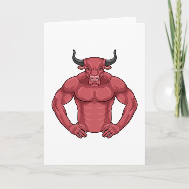 Carte Taurillon culturiste extrême (Devant)