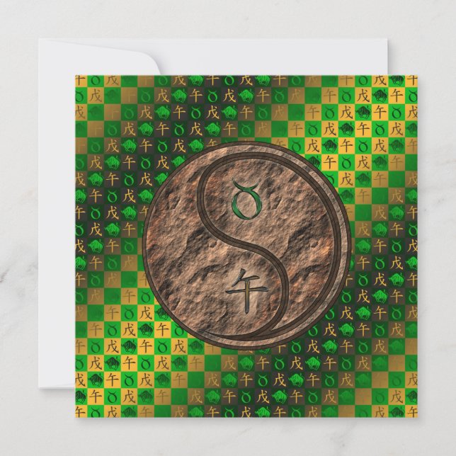 Carte Taurus & Earth Horse (Devant)