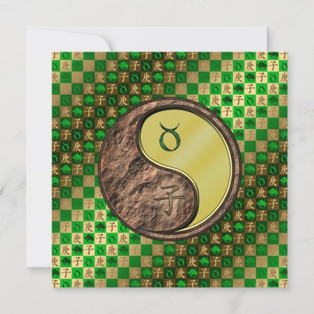 Carte Taurus et rat métallique (Devant)