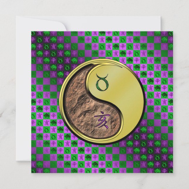 Carte Taurus & Metal Boar (Devant)