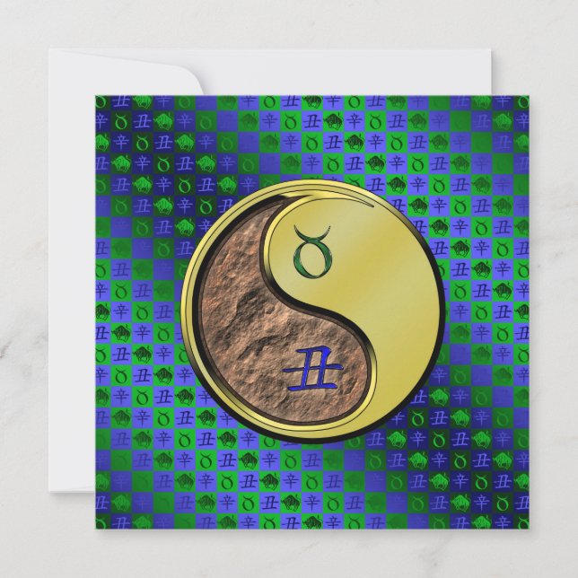 Carte Taurus & Ox métallique (Devant)