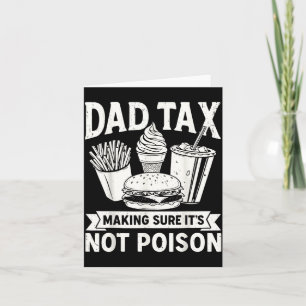 Carte Taxe Papa Assurer Pas De Poison Pour Les Hommes Fê