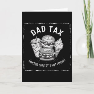Carte Taxe Papa Création Drôle Pour La Fête Des Pères