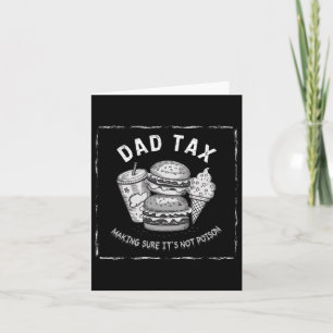 Carte Taxe Papa Design Drôle Pour La Fête Des Pères