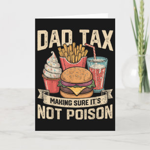 Carte Taxe Papa S'assurant que ce n'est pas le jour du p