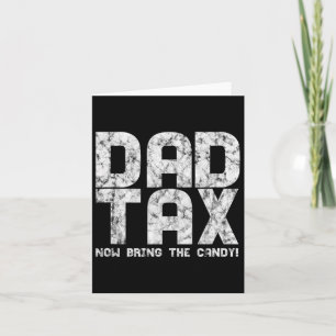 Carte Taxe sur les bonbons - Taxe papa maintenant apport
