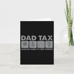 Carte Taxes pour s'assurer que ce n'est pas du poison Dr