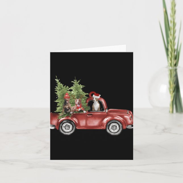 Carte Tbull On Car Christmas Ornament Funny Xmas  (Devant)