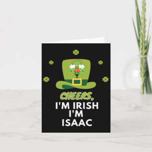 Carte Tchin je suis irlandais je suis isaac