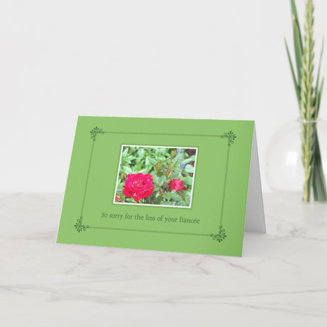 Carte Tea Roses Fiancée Perdre la sympathie (Devant)