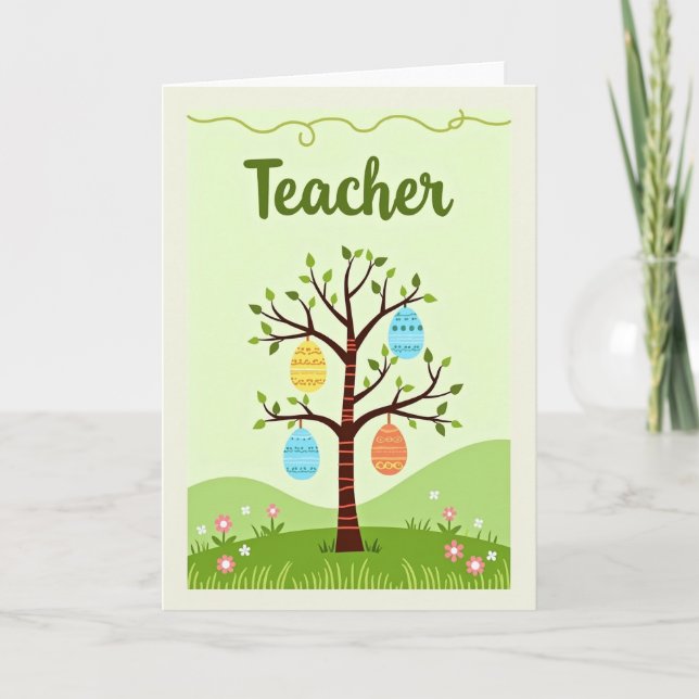 Carte Teacher Appreciation Tree Card (Devant)