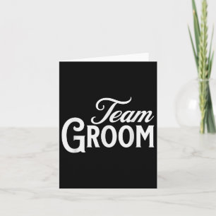 Carte Team Groom Group Bachelor Party 2024