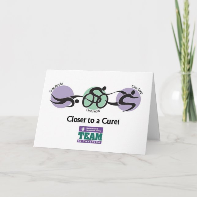 Carte Team in Training Folded Card (Devant)