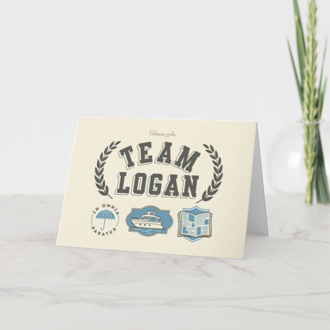 Carte Team Logan Gilmore Girls Design (Devant)