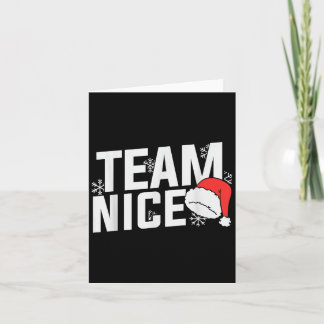 Carte Team Nice Family Christmas Apparel Uni Kids &amp; 