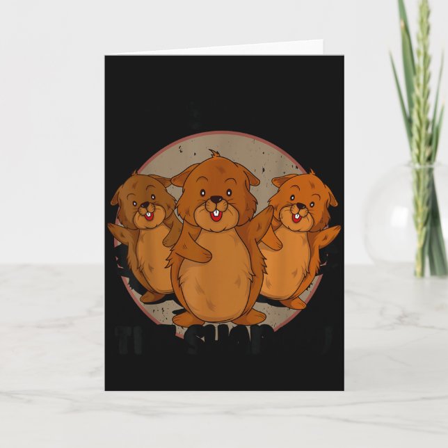Carte Team Shadow Crew Groundhog Day Respectez L'Ombre  (Devant)