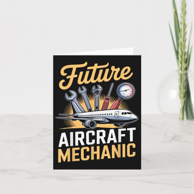 Carte Technicien d'aéronef de maintenance Aéronefs futur (Devant)