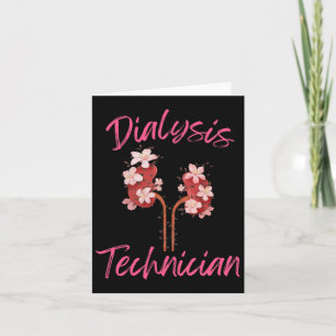 Carte Technicien De Dialyse Pour Hommes Femmes Hémodialy