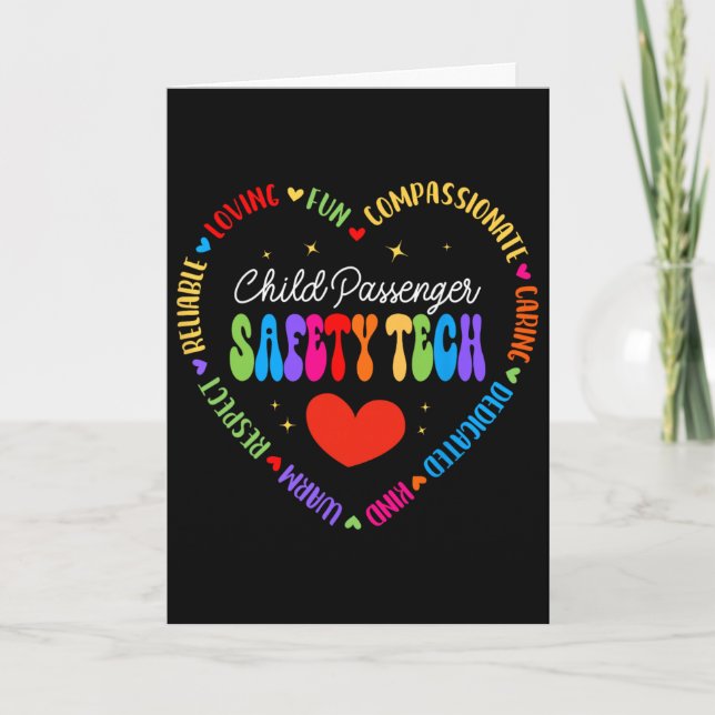 Carte Technicien de sécurité pour enfants, Sécurité des  (Devant)