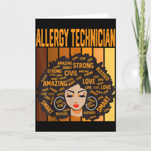 Carte Technicien en allergie Puissant Mois de l'histoire