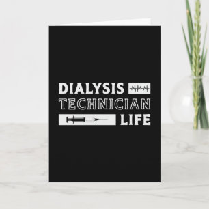 Carte Technicien en dialyse Infirmière en néphrologie