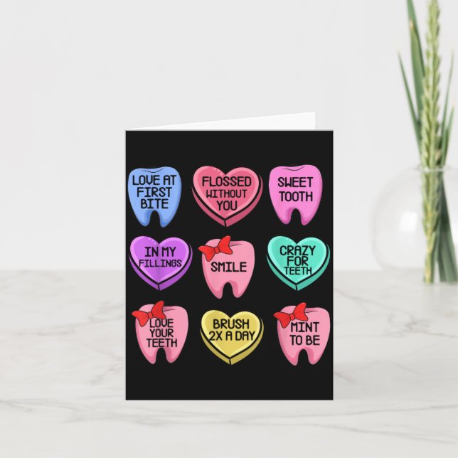 Carte Technicien en hygiène dentaire de la Saint-Valenti (Devant)