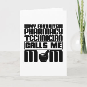 Carte Technicien En Pharmacie Mon Favori M'Appelle Maman