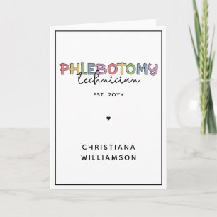 Carte Technicien en pharmacie sur mesure PBT Phlebotomie