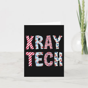 Carte Technicien en radiographie du mois de juillet Fête