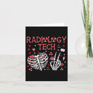 Carte Technicien en radiologie Cage thoracique Squelette