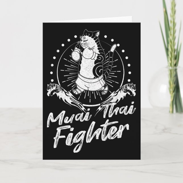 Carte Technique de combat de Muay Thai Thaïlande Poing G (Devant)