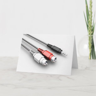 Carte Technologie Vintage des câbles audio