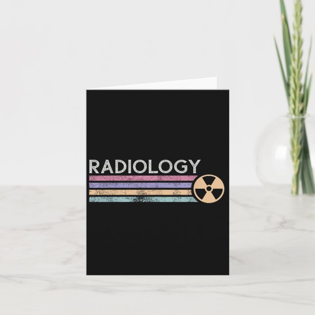 Carte Technologue en radiologie Futur radiologue Technol (Devant)