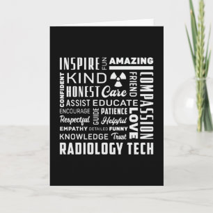 Carte Technologue en radiologie Rad Tech X-Ray
