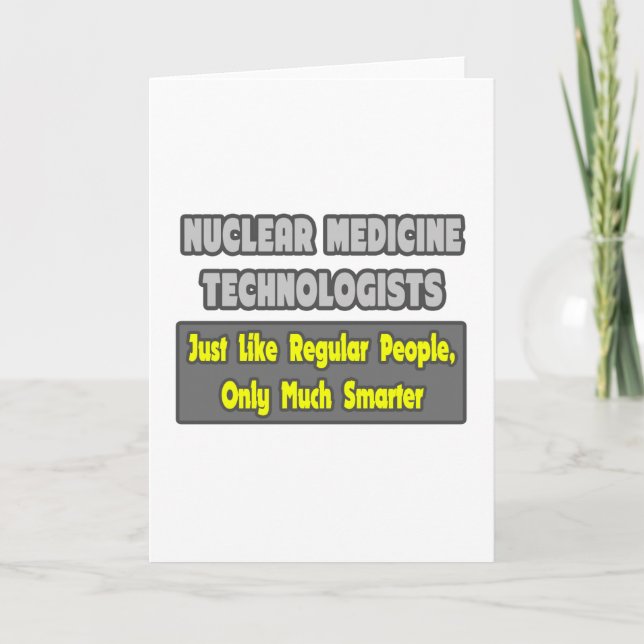 Carte Technologues en médecine nucléaire .. Plus intelli (Devant)