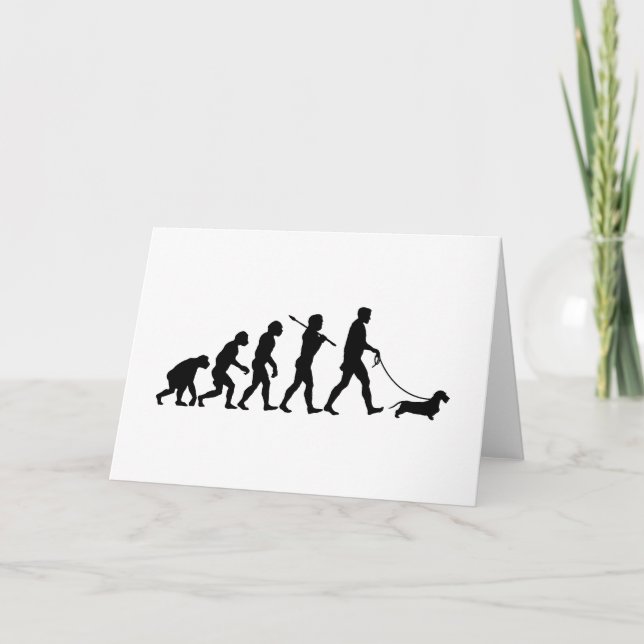 Carte Teckel à poils durs (Devant)