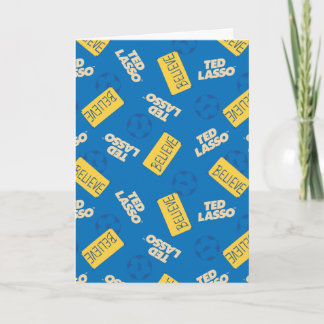 Carte Ted Lasso | Believe Sign and Ball Toss Pattern