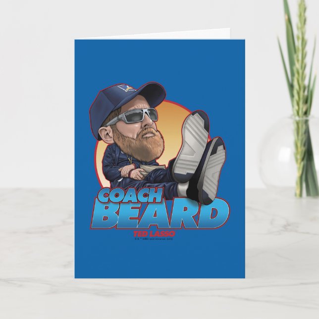 Carte Ted Lasso | Coach Beard Bobblehead (Devant)