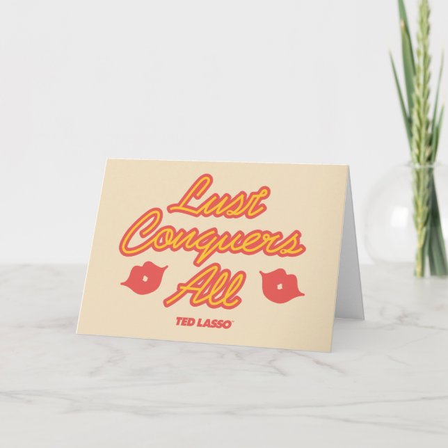 Carte Ted Lasso | La convoitise conquiert tout (Devant)