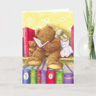 Carte Teddies Story Time