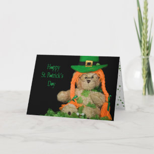 Carte Teddy Bear irlandais