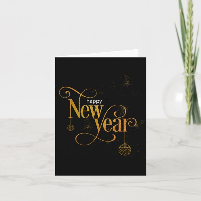 Carte Tee cadeau de fête de la nouvelle année 2026  (Devant)