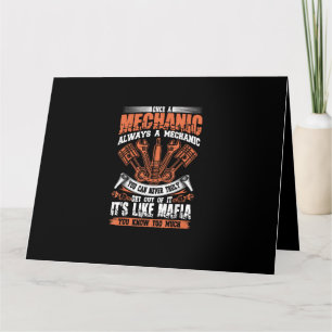 Carte Tee Craftsman Drôle Une Fois Un Mécanicien Toujour