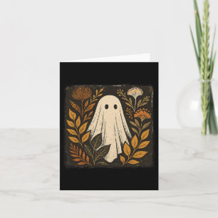 Carte Tee Ghost Automne Automnal Vibes Graphique Floral