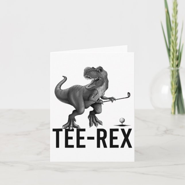 Carte Tee-rex Dinosaur (Devant)