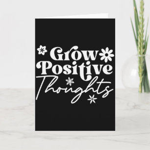 Carte Tee-shirt avec citation motivationnelle pour culti
