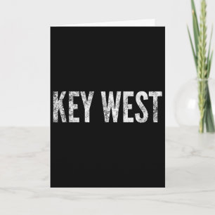 Carte Tee-shirt Key West Floride Keys Plage Coucher de s