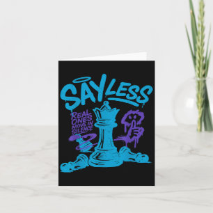 Carte Tee-shirt Streetwear Drip Say Less Aqua Tenue Asso